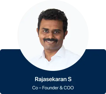 Rajasekaran S, Co-founder and COO of Icanio Technologies