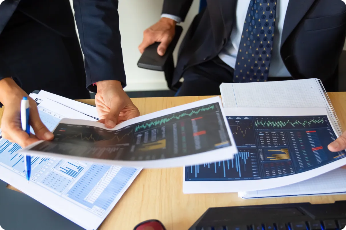Professional at work in the finance role the internship prepares you for