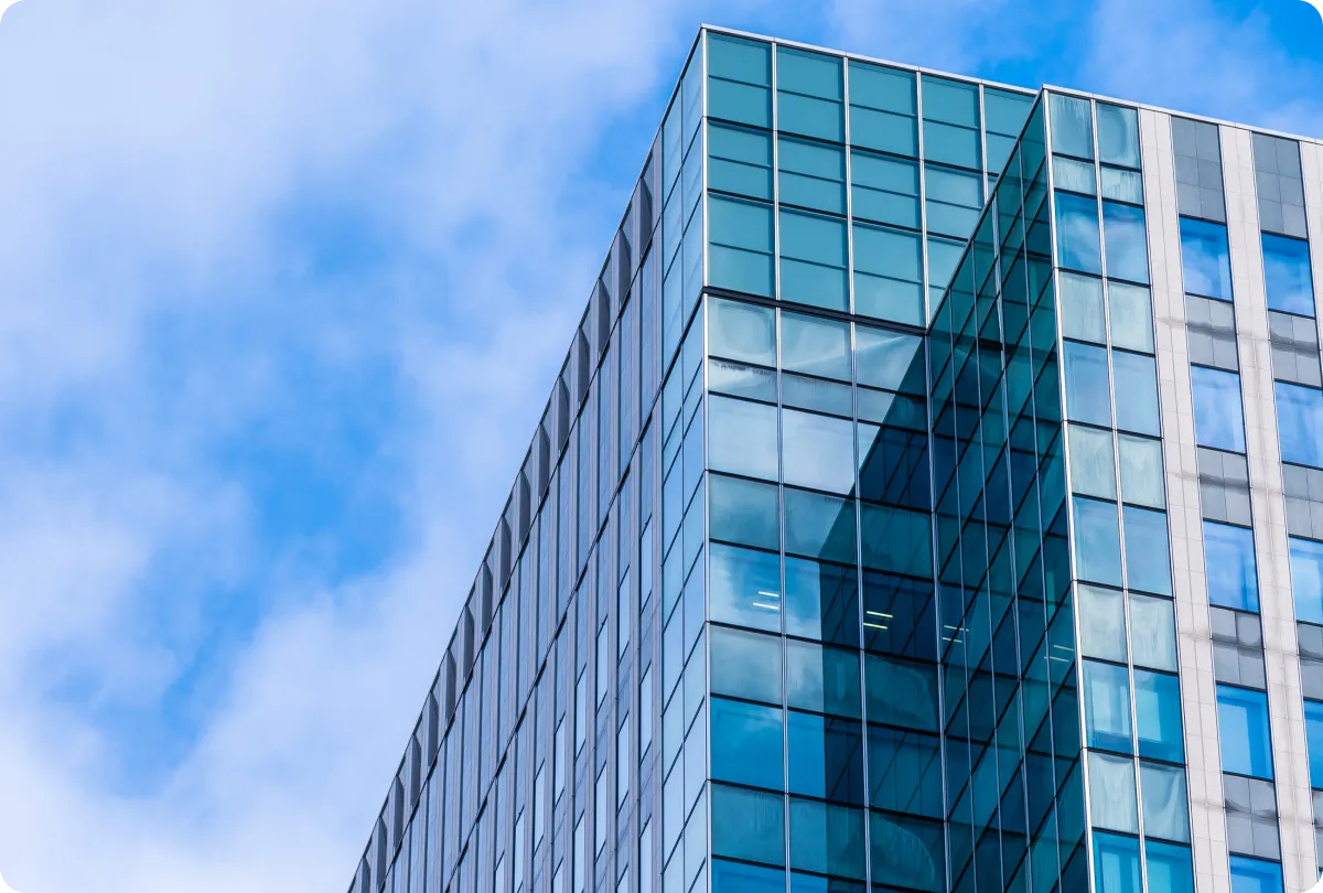 Office building where students spend an industrial visit day