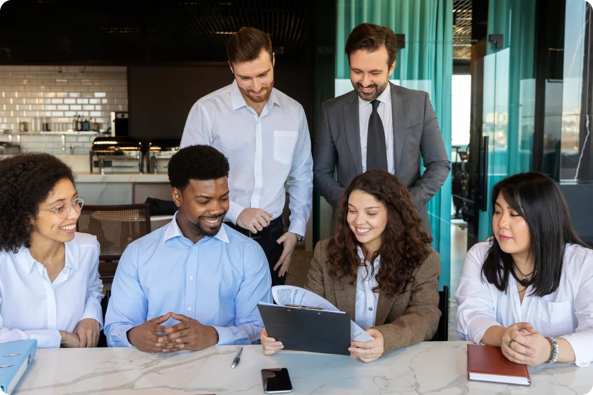 Professional at work in the sales role the internship prepares you for