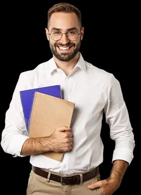 Faculty member holding notes after an industry faculty development program