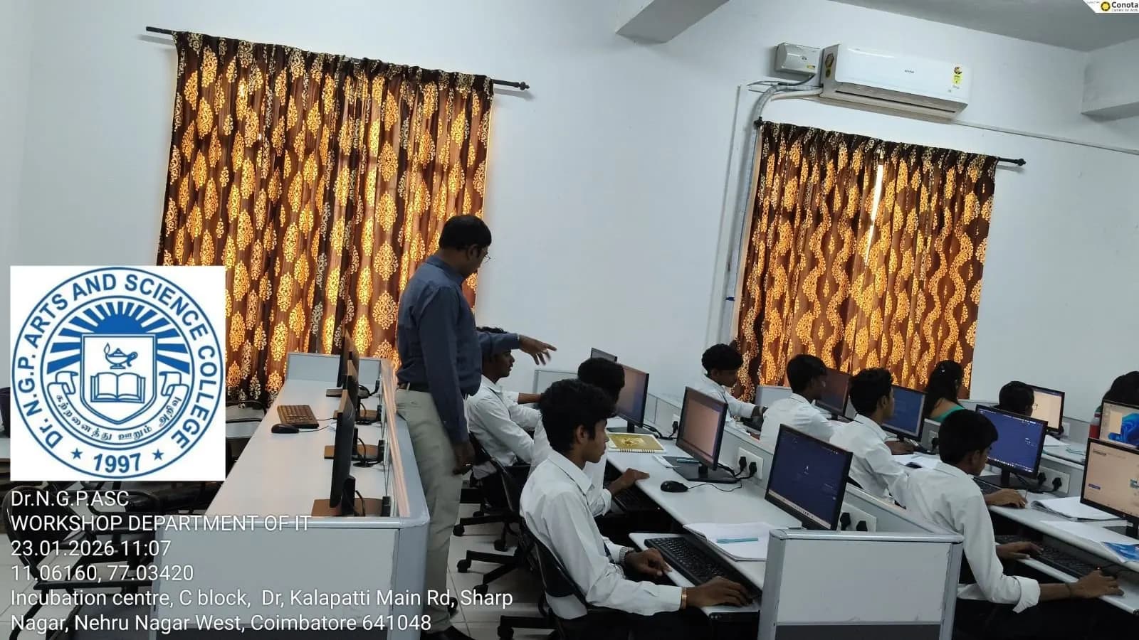Hands-on workshop at Dr. N.G.P. Arts and Science College